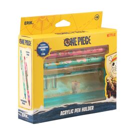 One Piece Going Merry set of pencil, pen and acrylic stand |  Techbox