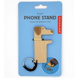 Kikkerland - Pup Phone Stand - 1.5 x 5.25 x 0.25 inches / Electronics