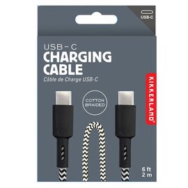 Kikkerland - USB-C Charging Cable - 2 meters (6.5 feet) / Electronics