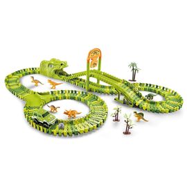 Multi Track - Dino Race Track Set, 168 Pieces (41747) / Toys