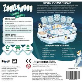 Spanish Zoolywood board game