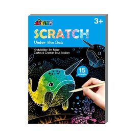 Avenir - Scratch Mini Book - Under the Sea (58CH211656) / Toys
