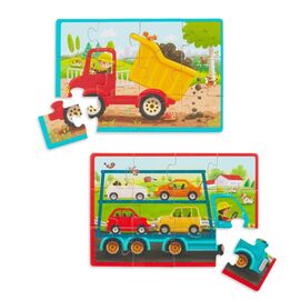 B Toys - B Puzzle Construction Vehicles (702205) / Toys