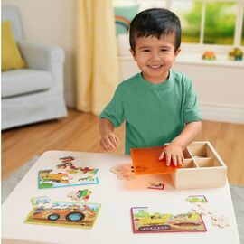B Toys - B Puzzle Construction Vehicles (702205) / Toys