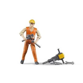 Bruder - Construction worker with accessories (60020) / Toys