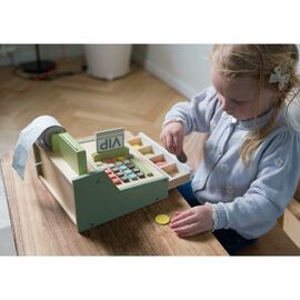 Dantoy - Wooden Cash register set (4770) / Toys