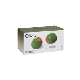 Doiy - Olivia Salt and Pepper Set - Green and Red / Gadgets