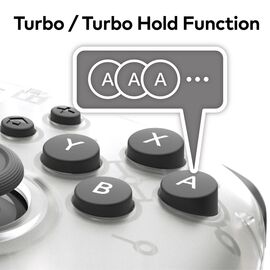 HORI - Wireless Horipad Turbo - Nintendo Switch 2 - Frost White / Nintendo Switch 2 - Nintendo Switch 2 Accessories - Accessories for Consoles - Techbox