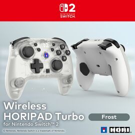 HORI - Wireless Horipad Turbo - Nintendo Switch 2 - Frost White / Nintendo Switch 2 - Nintendo Switch 2 Accessories - Accessories for Consoles - Techbox