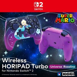 HORI - Wireless Horipad Turbo - Universe Rosalina - Nintendo Switch 2 - Purple / Nintendo Switch 2 - Nintendo Switch 2 Accessories - Accessories for Consoles - Techbox