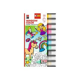 Marabu - Fun & Fancy Glitter Fairy 10x25ml + motiver (822506) / Toys