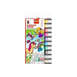 Marabu - Fun & Fancy Glitter Fairy 10x25ml + motiver (822506) / Toys