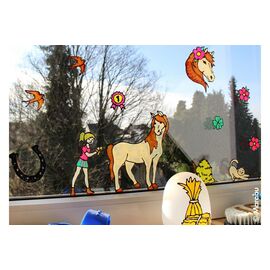 Marabu - Fun & Fancy Pony Ranch 6x25ml + motiver (822505) / Toys