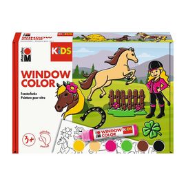 Marabu - Fun & Fancy Pony Ranch 6x25ml + motiver (822505) / Toys