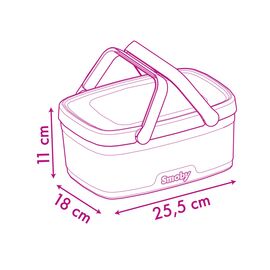 Smoby - DP 2in1 Picnic Basket (7600312515) / Toys