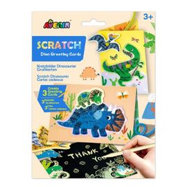 (Bundle)Avenir - Scratch Greeting Card - Dinos (58CH221858) / Toys