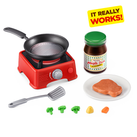 Mini Brands - Magic Cook Kitchen S1 - Steak with Pan / Toys
