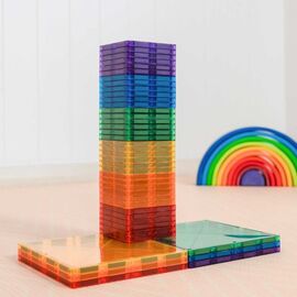 Connetix - Rainbow Square Pack 42 Pieces - (CT-R-00042-SQ) / Toys