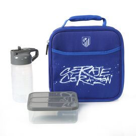 Atletico de Madrid thermo lunch bag + bottle + tupper - Figurines - Collectibles - Techbox
