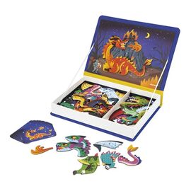Janod - Magneti'Book - Dragons (LKJ2527) / Toys