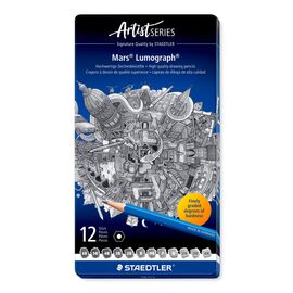 Staedtler – Mars Lumograph Pencils – 12 pcs – 100% PEFC (100 G12) / Toys