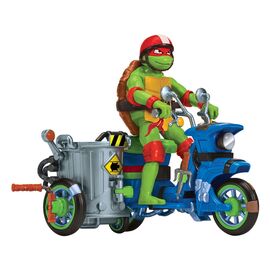 Teenage Mutant Ninja Turtles: Mutant Mayhem Action Figure Raphael & Scooter with Sidecar 11 cm |  Techbox