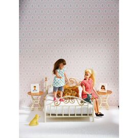 Lundby - Brass Bed Set (18292) / Toys
