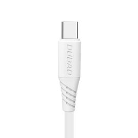 Dudao USB / USB Type C fasst charging data cable 5A 2m white (L2T 2m white) - Cables & Adapters - Cables & Accessories - Techbox
