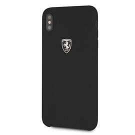 Ferrari Hardcase FEOSIHCI65BK iPhone Xs Max czarny/black Silicone Off track - Apple Cases - Cases - Techbox