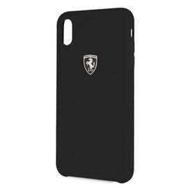 Ferrari Hardcase FEOSIHCI65BK iPhone Xs Max czarny/black Silicone Off track - Apple Cases - Cases - Techbox
