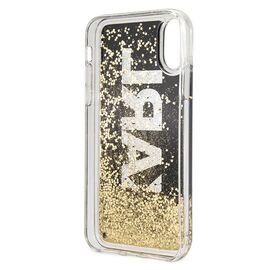 Karl Lagerfeld Karl Logo Glitter iPhone X/Xs Case - Black | Techbox