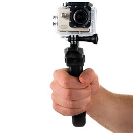 Mount with a mini tripod for GoPro SJCAM action cameras black | Techbox