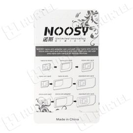 Noosy Adapter Nano Micro Sim 3in1 iPhone Set - Smartphone Accessories - Cables & Accessories - Techbox