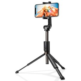 Spigen S540W WIRELESS SELFIE STICK TRIPOD BLACK - Smartphone Accessories - Cables & Accessories - Techbox