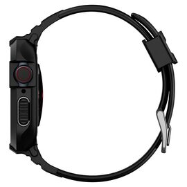 Spigen Rugged Armor Pro Case with Strap for Apple Watch 4 / 5 / 6 / 7 / 8 / SE (44/45 mm) - Black | Techbox