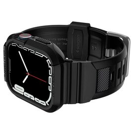 Spigen Rugged Armor Pro Case with Strap for Apple Watch 4 / 5 / 6 / 7 / 8 / SE (44/45 mm) - Black | Techbox