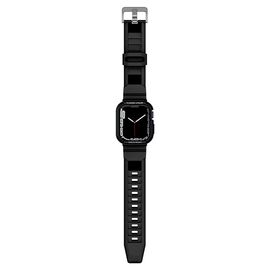 Spigen Rugged Armor Pro Case with Strap for Apple Watch 4 / 5 / 6 / 7 / 8 / SE (44/45 mm) - Black | Techbox