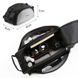 Wozinsky bike carrier bag with shoulder strap 13l black (WBB1BK) - Smartphone Holders - Smartphones - Techbox