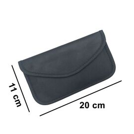 Anti-theft Case for Car Keys Phone Radio Blocking Faraday Box Faraday Cage 20cm x 11cm Black | Techbox