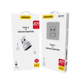 Dudao adapter from USB Type-C to USB black (L16AC black) | Techbox