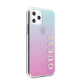 Guess GUHCN58PCUGLPBL iPhone 11 Pro rose blue/pink blue hard case Glitter Gradient | Techbox