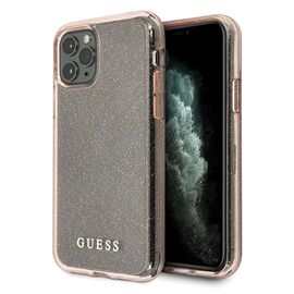 Guess GUHCN65PCGLPI iPhone 11 Pro Max pink/pink hard case Glitter | Techbox