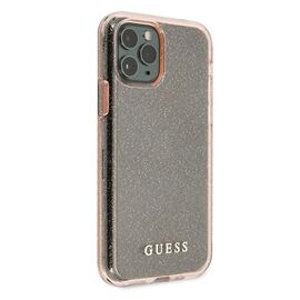 Guess GUHCN65PCGLPI iPhone 11 Pro Max pink/pink hard case Glitter | Techbox
