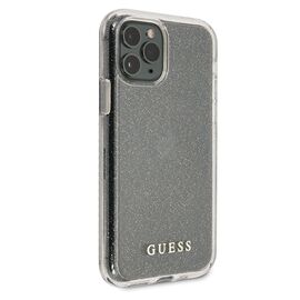 Guess GUHCN65PCGLSI iPhone 11 Pro Max silver/silver hard case Glitter | Techbox