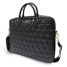 Guess Quilted bag for a 16" laptop - black | Techbox