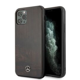 Mercedes MEHCN65VWOBR iPhone 11 Pro Max hard case brΔ…zowy/brown Wood Line Rosewood - Apple Cases - Cases - Techbox