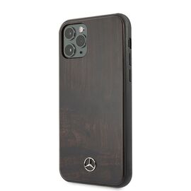 Mercedes MEHCN65VWOBR iPhone 11 Pro Max hard case brΔ…zowy/brown Wood Line Rosewood - Apple Cases - Cases - Techbox