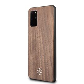 Mercedes MEHCS67VWOLB S20+ G985 hard case brązowy/brown Wood Line Walnut | Techbox