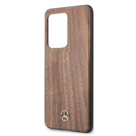 Mercedes MEHCS69VWOLB S20 Ultra G988 hard case brązowy/brown Wood Line Walnut | Techbox