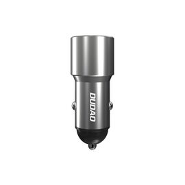 Dudao USB / USB Car Charger Type C Power Delivery Quick Charge 22.5 W Gray (R4PQ) - Car Chargers - Smartphone Chargers - Techbox